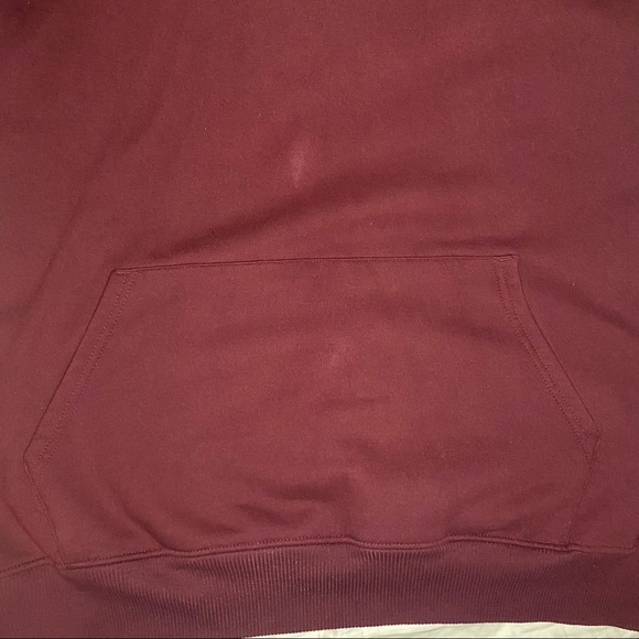 Burgundy champion hoodie size Large men - Picture 12 of 12
